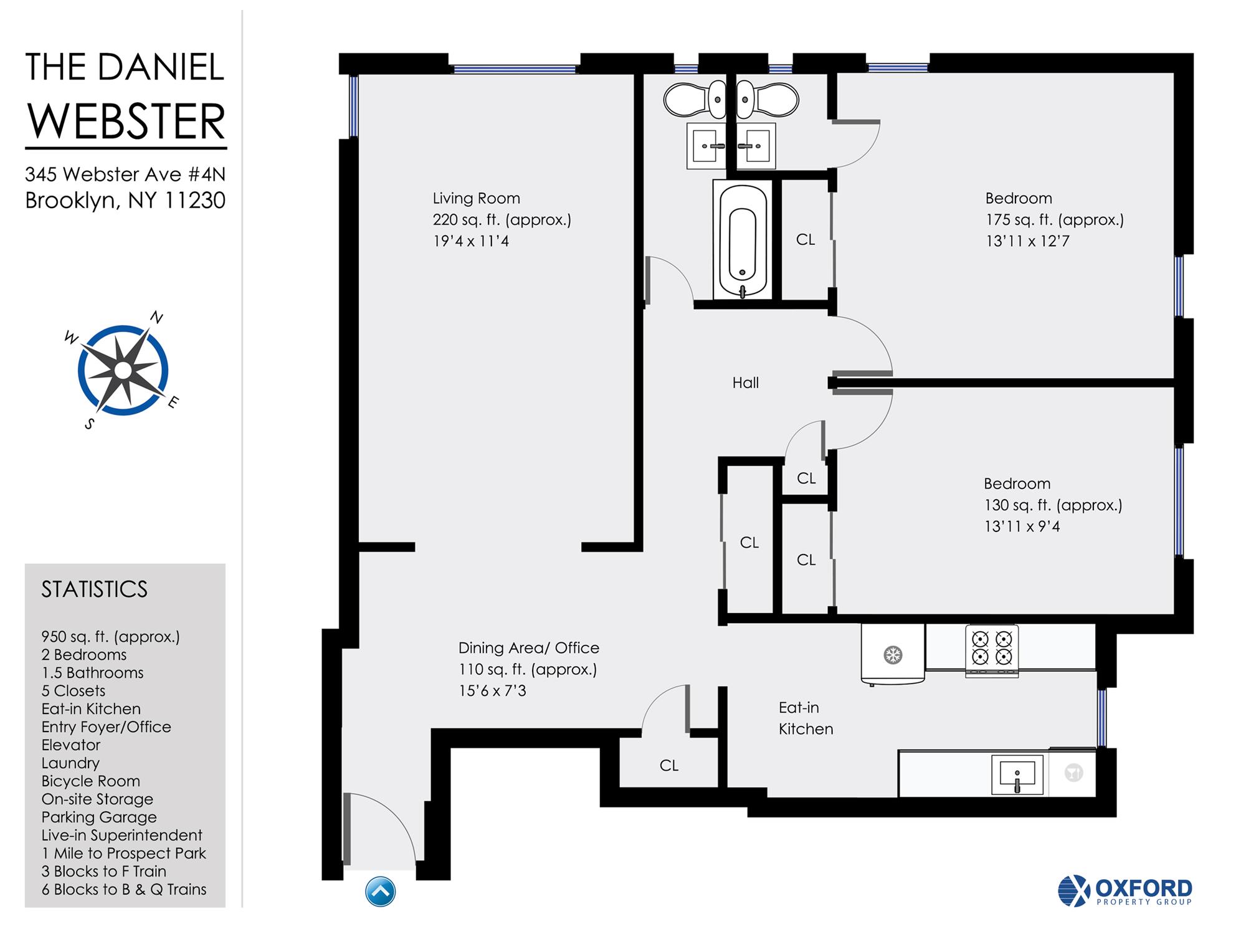 345 ster Avenue, 4N, Brooklyn, NY 11230 (Off Market NYStateMLS Listing 10729348)