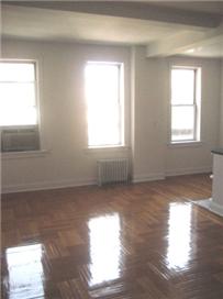 DYNAMIC DEUCE is a dramatic TWO-bedroom.  Walk out your front door on this TREE-LINED block and find RIVERSIDE PARK as your front yard.  LARGE open KITCHEN, pristine HARDWOOD FLOORS, GENEROUS closet s