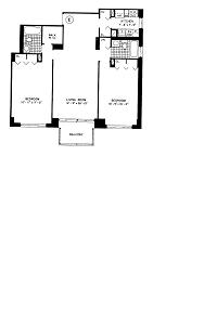 Spacious apt with great hardwood floors and good light.^^^