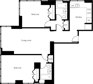 There's no better place to be than Chelsea! Everything is at your fingertips without having to go more than a block or two. This Sprawling 2 Bedroom has a great layout which can be seen in the floor p