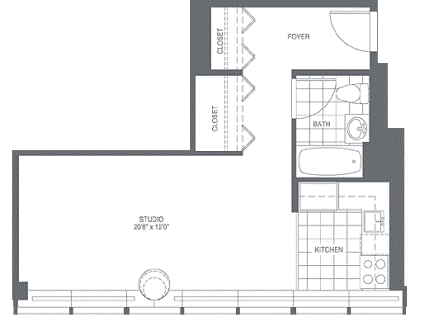 Super chic and modern! Extremely spacious layout with a plentitude of natural light. Walk-in modern kitchen, soaring ceilings and plenty of storage space. All in a full service luxury building. Just t