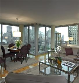 Spacious apartment with good hardwood floors and great light.
