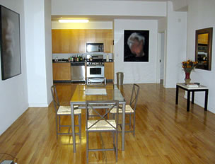 The New Financial District! The massive 1450 sq ft 2 bedroom boasts high ceilings, two marble baths, a modern kitchen & your own washer/dryer! This is NYC's hottest neighborhood boasting upscale resta