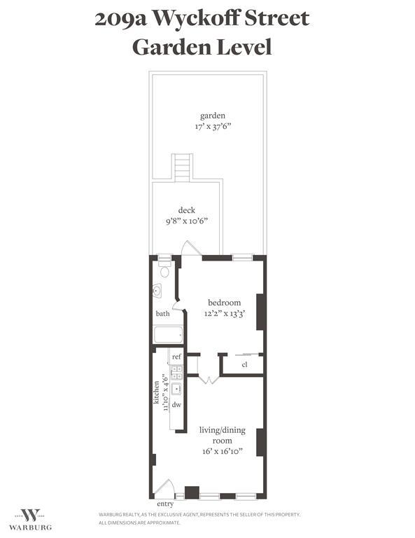 209A Wyckoff Street, Apt.1G, Park Slope, NY 11217 WARBURGRENTALS