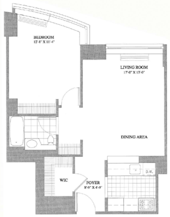Beautiful apt with great hardwood floors and great light. No pets! Guarantors OK.^Amazing view! New 24hr doorman elevator building with a huge private health club, rooftop sundeck, state of the art ki