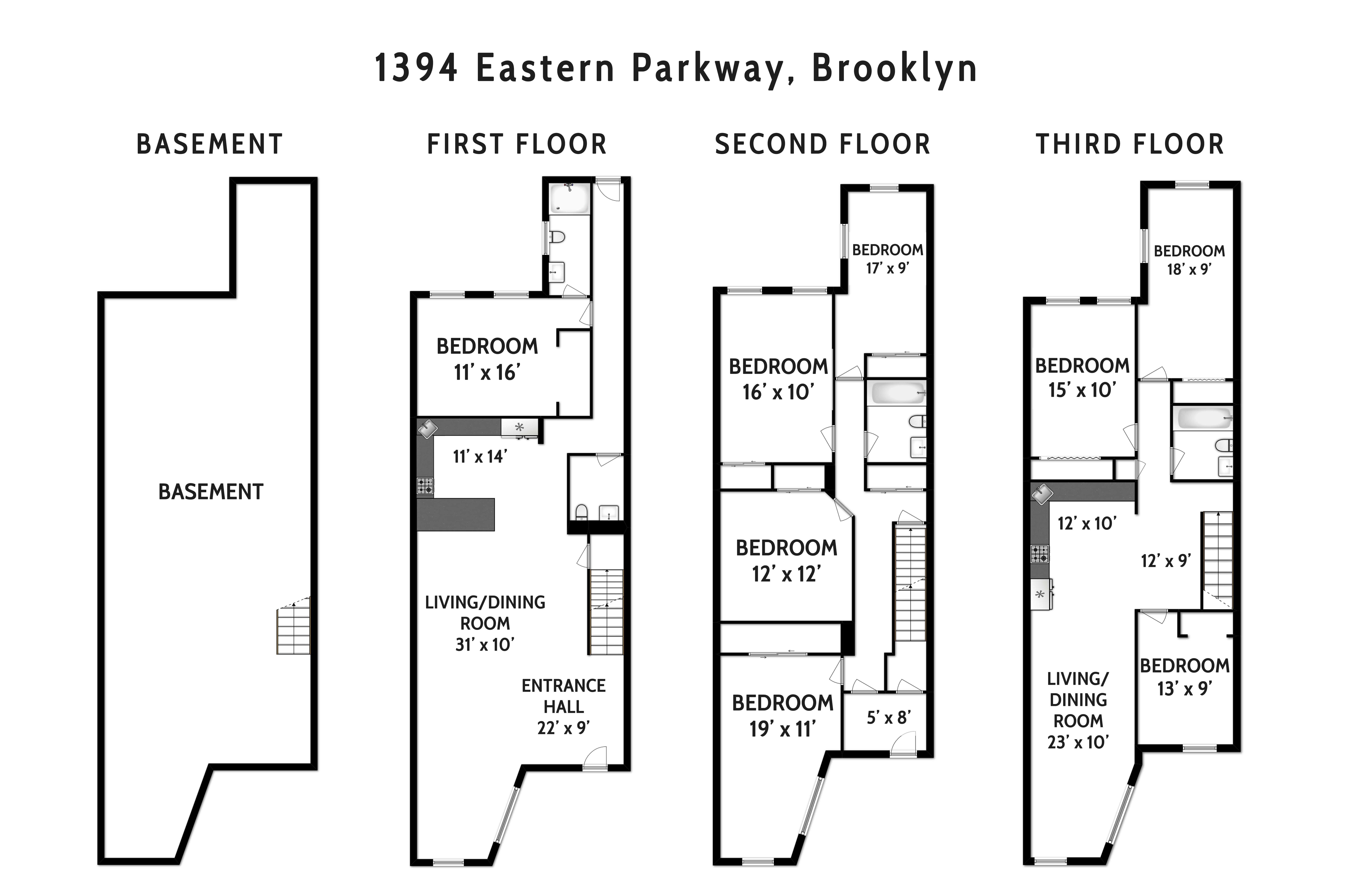 1394 Eastern Parkway, Brooklyn, NY 11233 (Sold NYStateMLS Listing