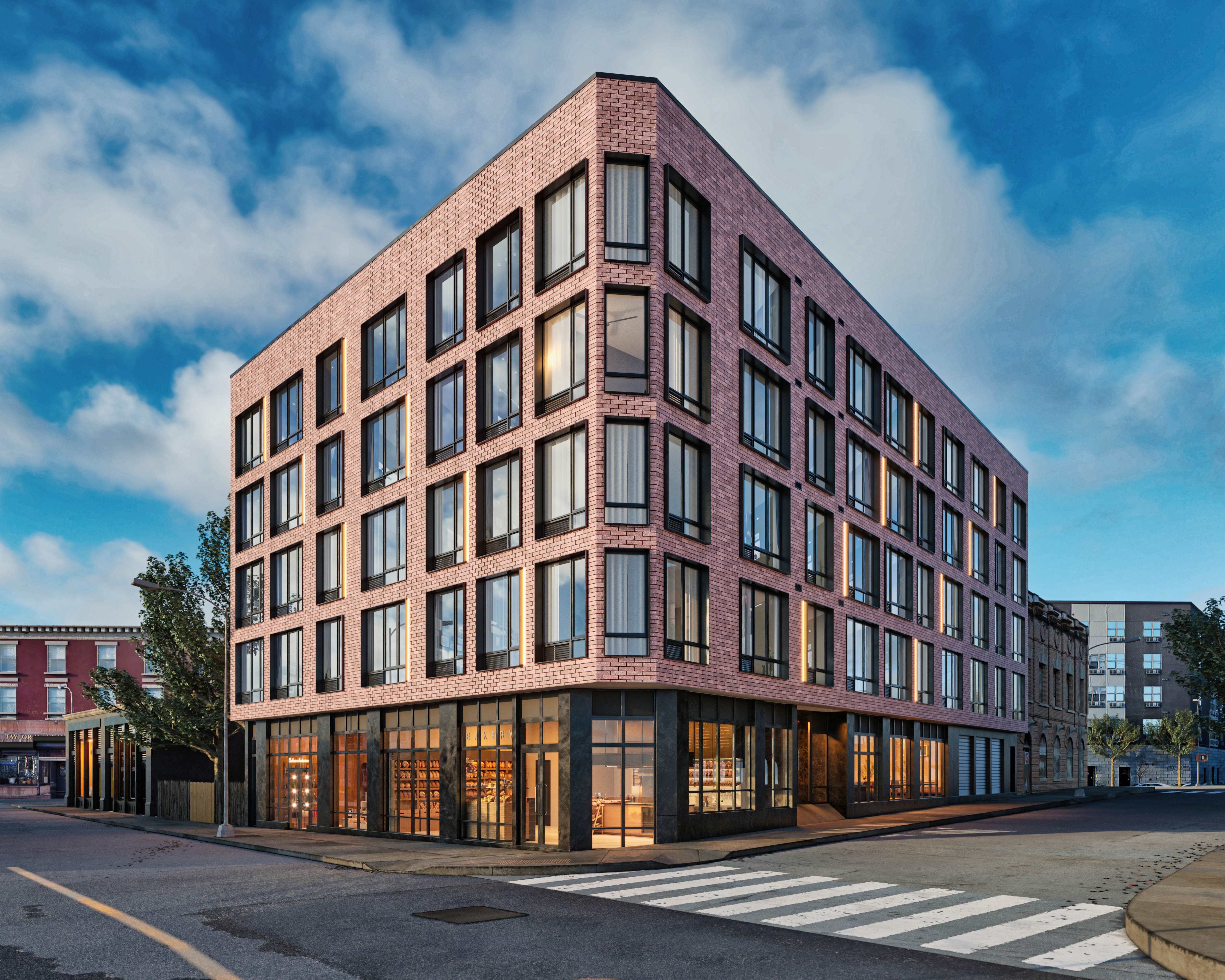 Arlington Hill: Facade Details. The building's facade blends brick and  metal elements, reminiscent of the iconic factories and warehouses…