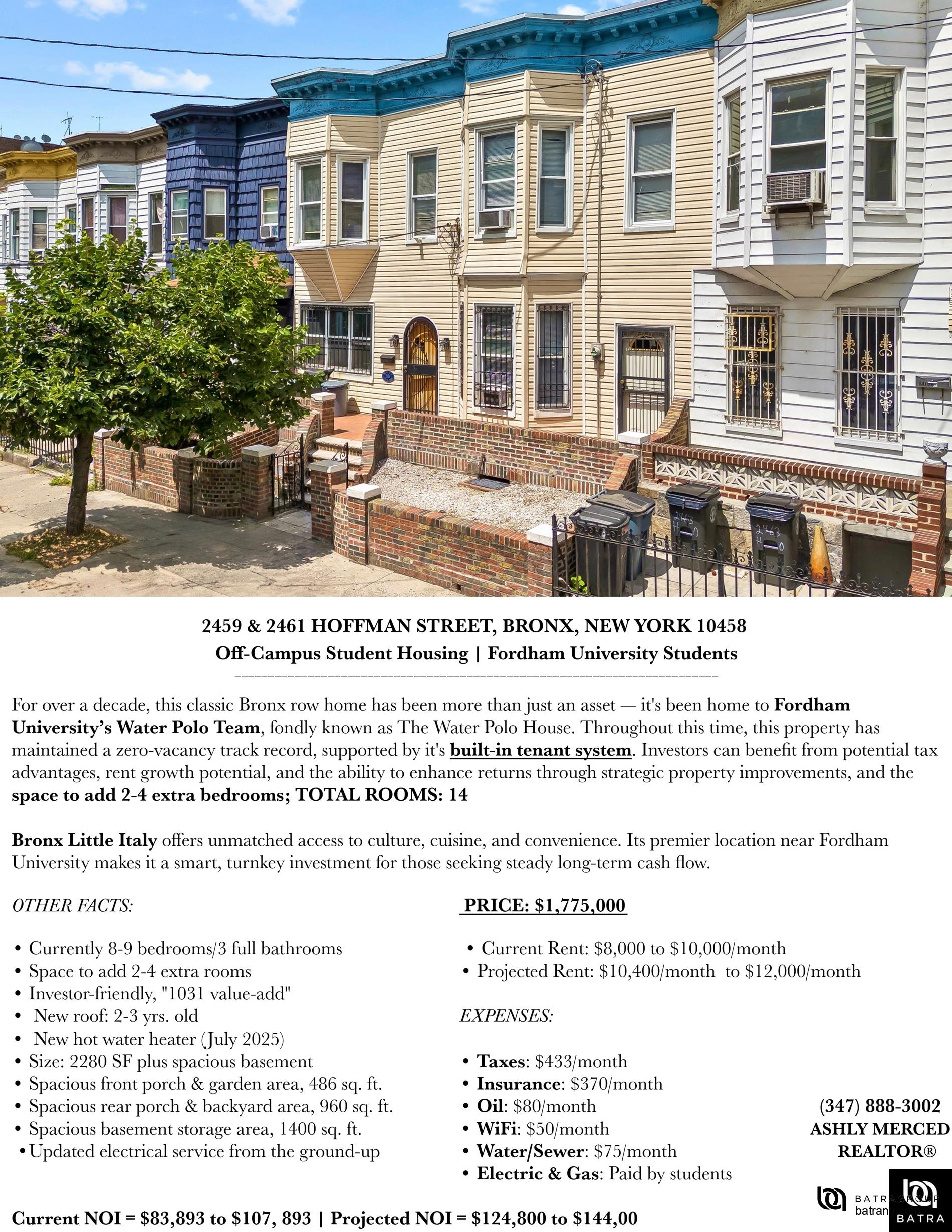 2459 Hoffman Street Belmont Bronx NY 10458