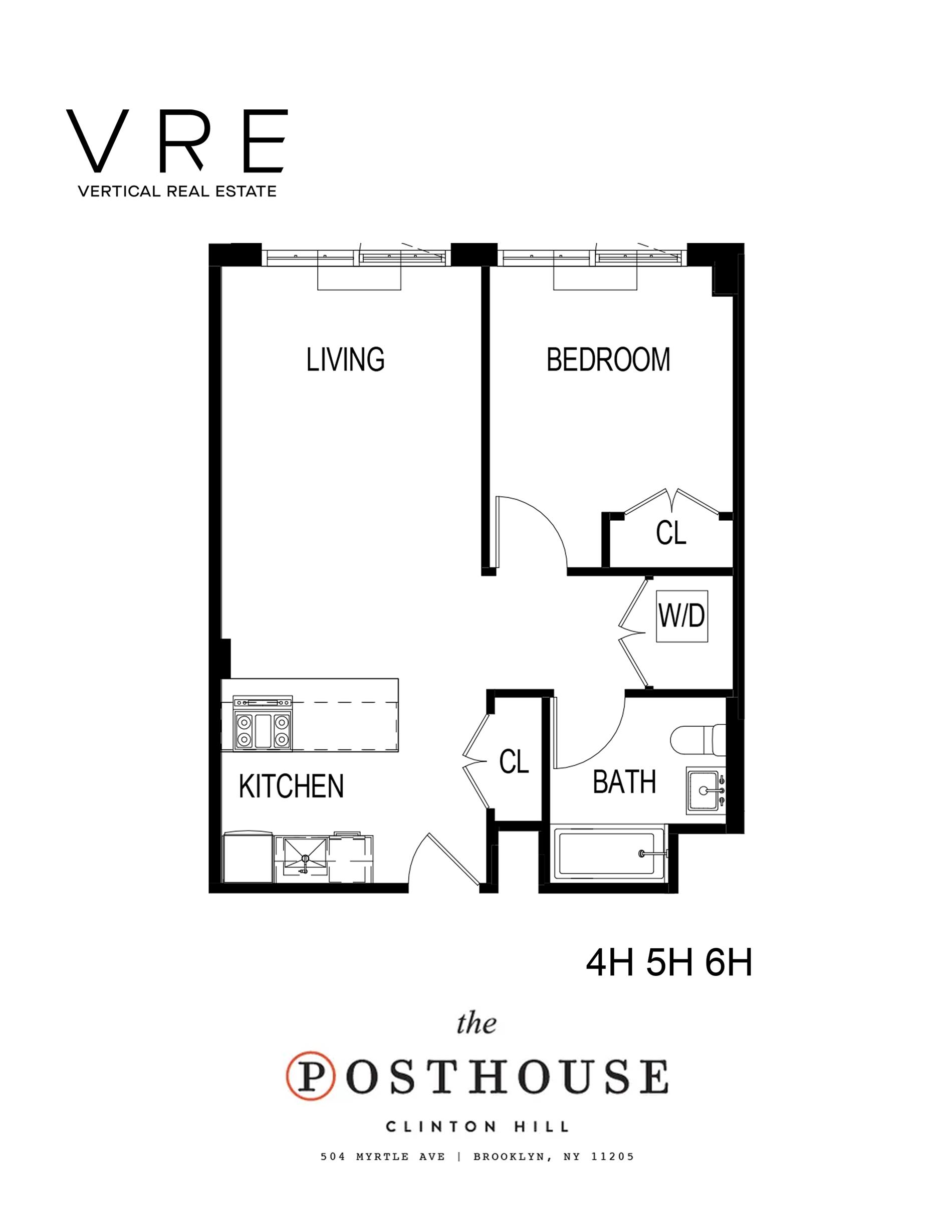504 Myrtle Avenue 5-H Clinton Hill Brooklyn NY 11205