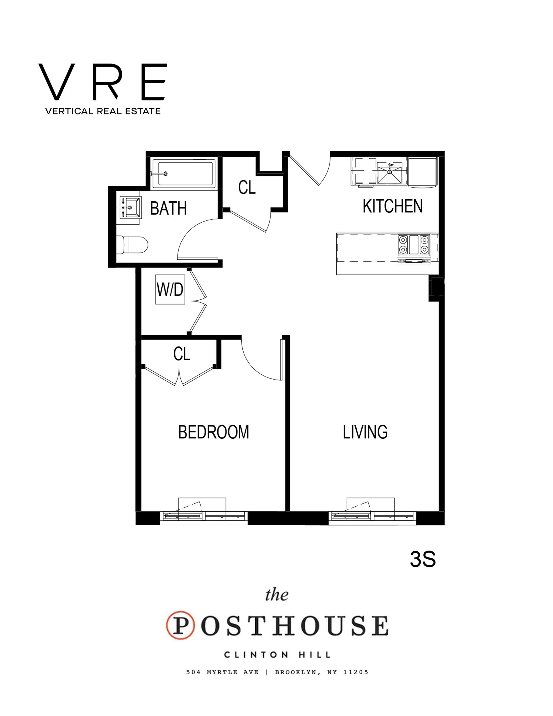504 Myrtle Avenue 3-S Clinton Hill Brooklyn NY 11205
