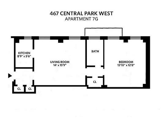 467 Central Park West 7-G Upper West Side New York NY 10025