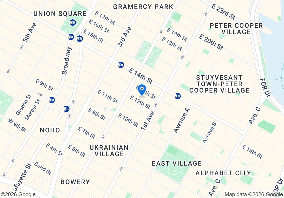 327 East 12th Street 1-2 E. Greenwich Village New York NY 10003