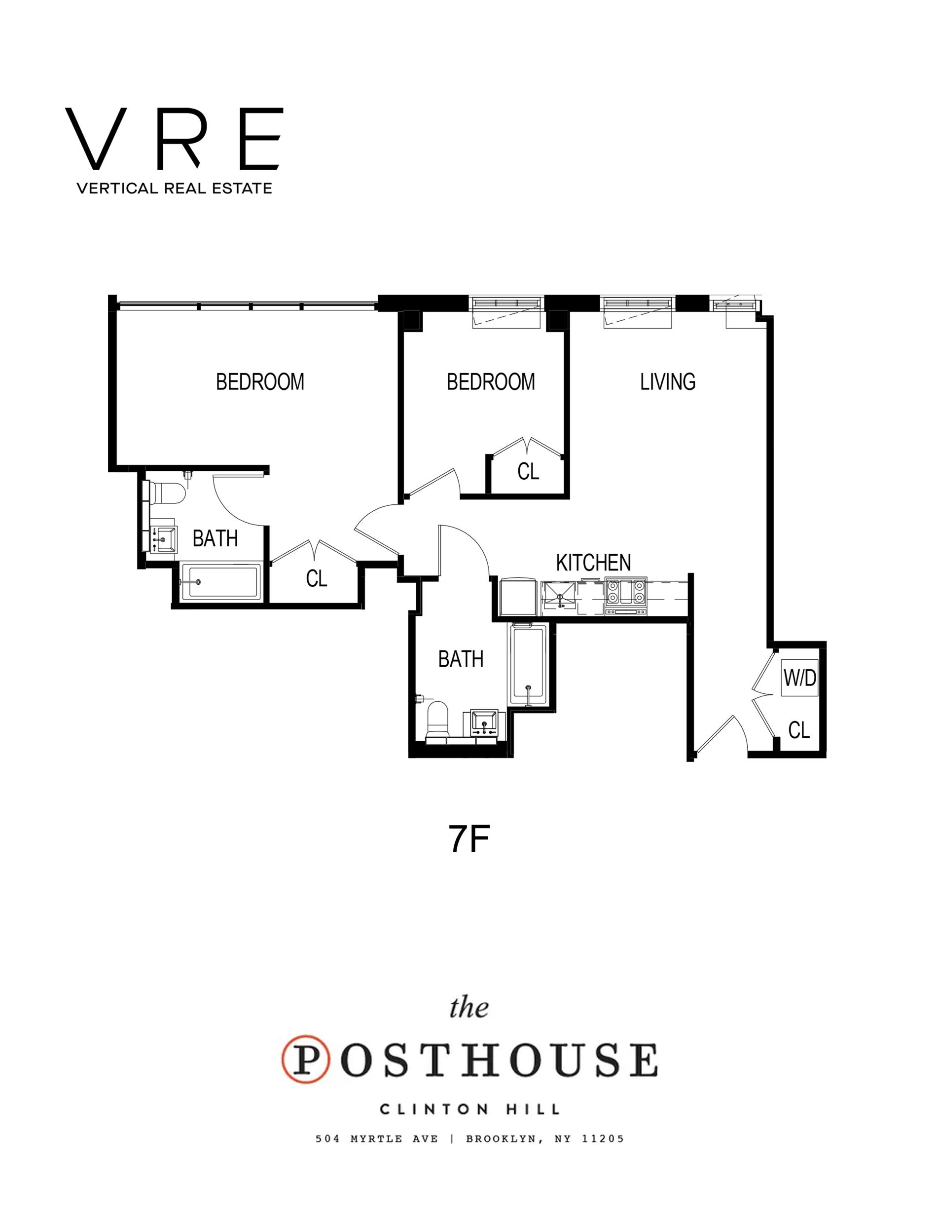 504 Myrtle Avenue 7F Clinton Hill Brooklyn NY 11205