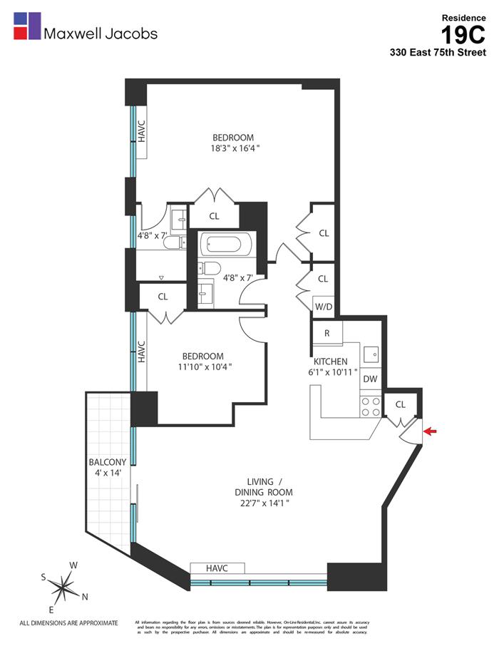 330 East 75th Street 19C Upper East Side New York NY 10021