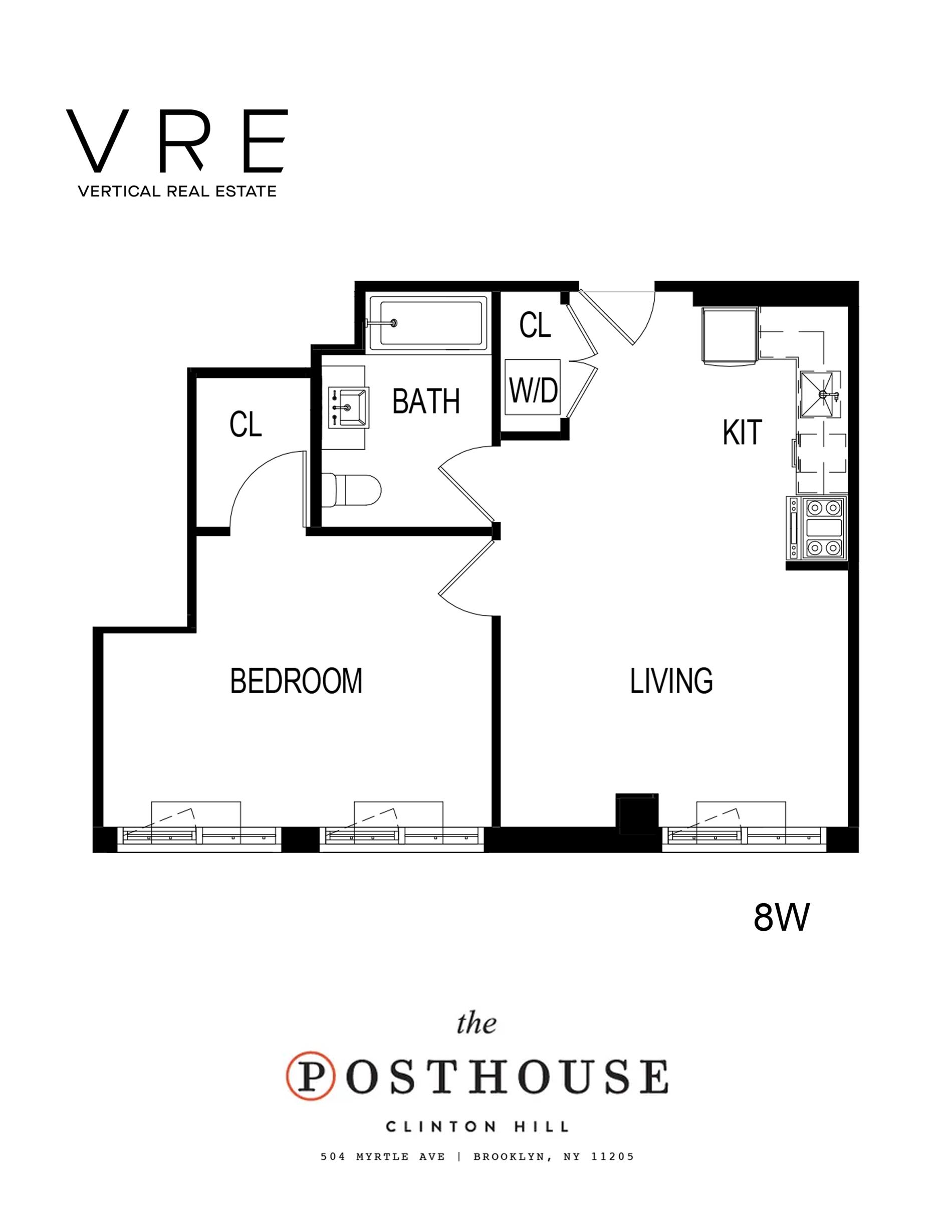 504 Myrtle Avenue 8-W Clinton Hill Brooklyn NY 11205