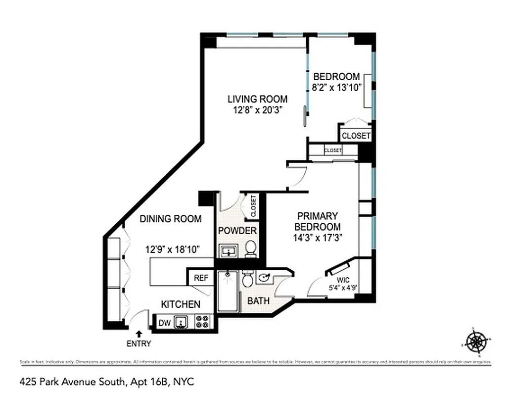 425 Park Avenue South 16-B NoMad New York NY 10016