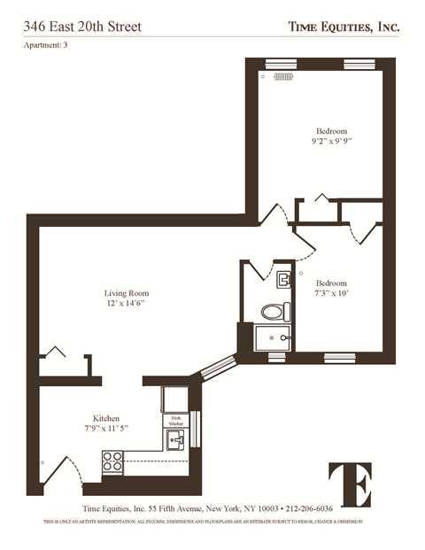 346 East 20th Street 3 Gramercy Park New York NY 10003