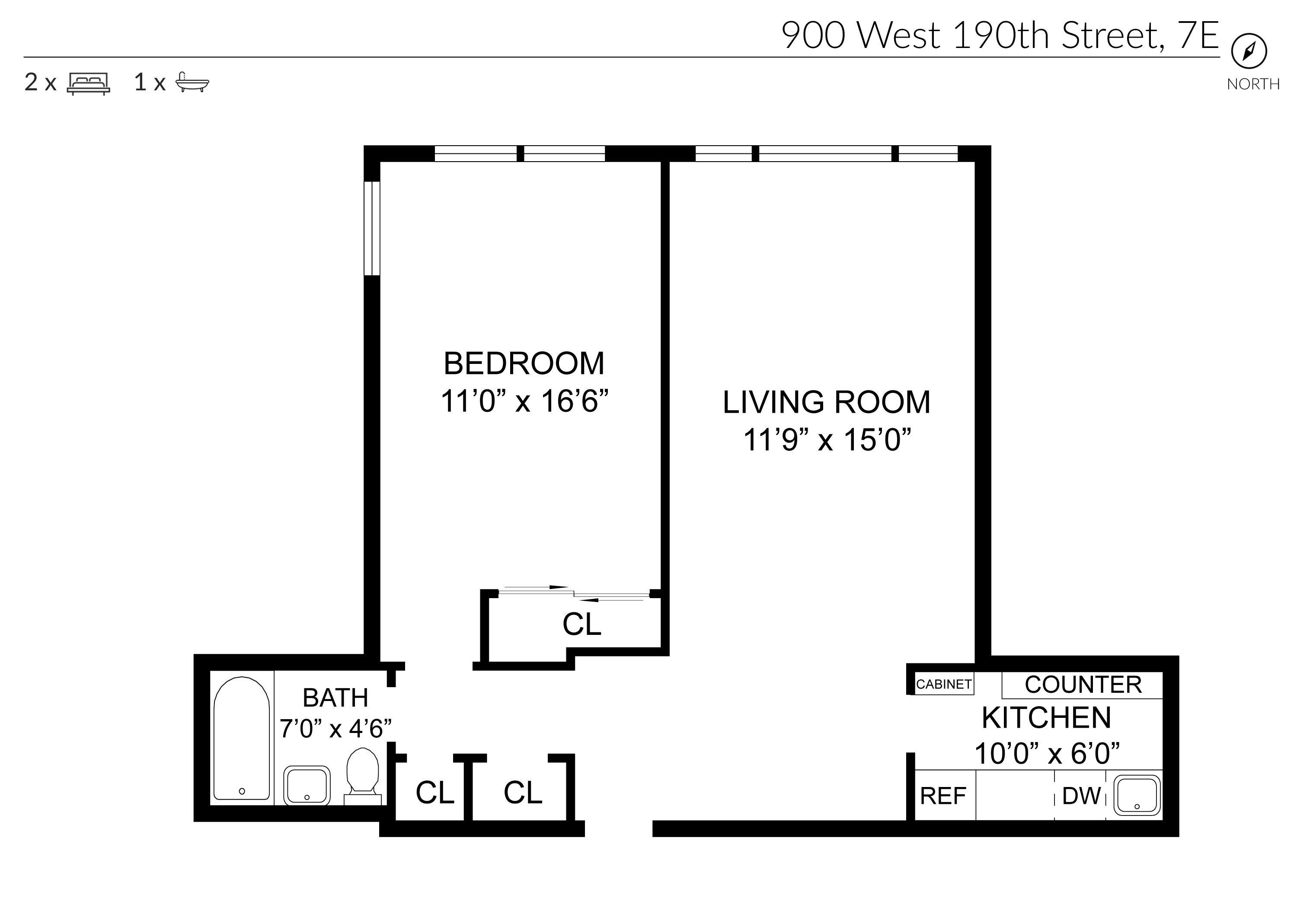900 West 190th Street 10-E Hudson Heights New York NY 10040