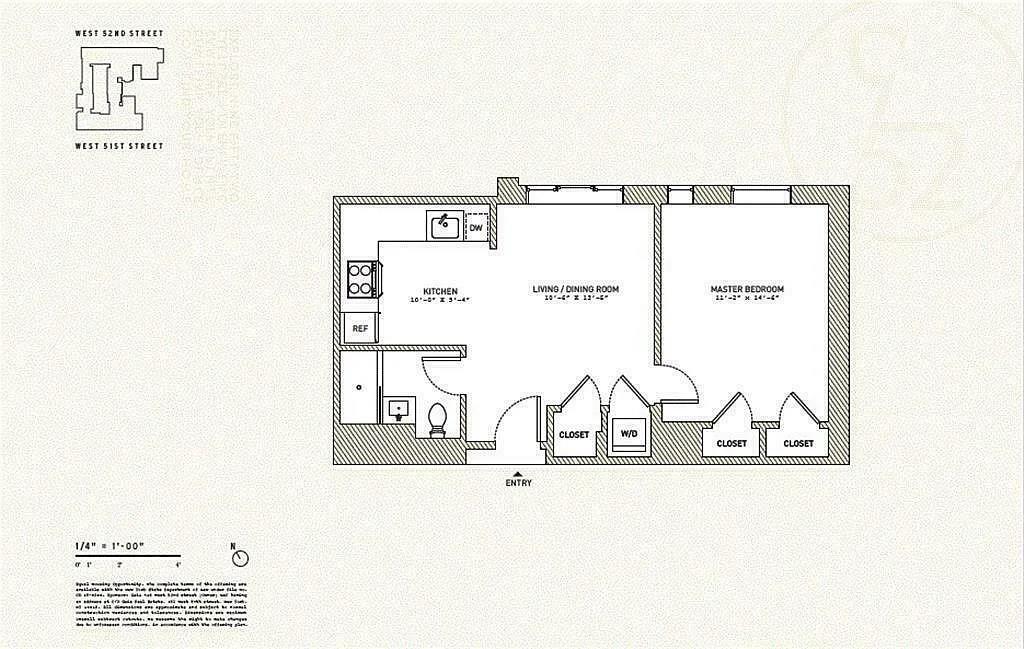 416 West 52nd Street 610 Clinton New York NY 10019