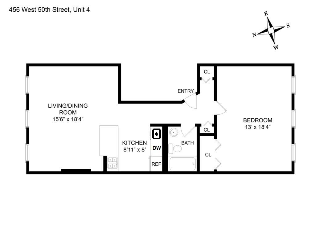 456 West 50th Street Clinton New York NY 10019