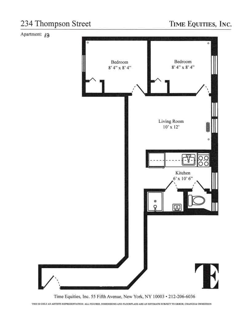 234-236 Thompson Street, #13