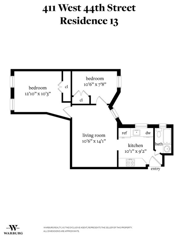 411 West 44th Street, #13