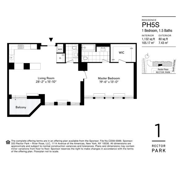 333 Rector Place PH-5S Battery Park City New York NY 10280