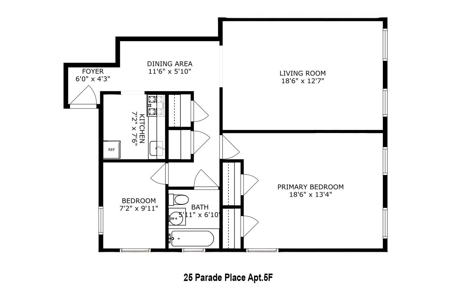 25 Parade Place 5-F Prospect Park South Brooklyn NY 11226