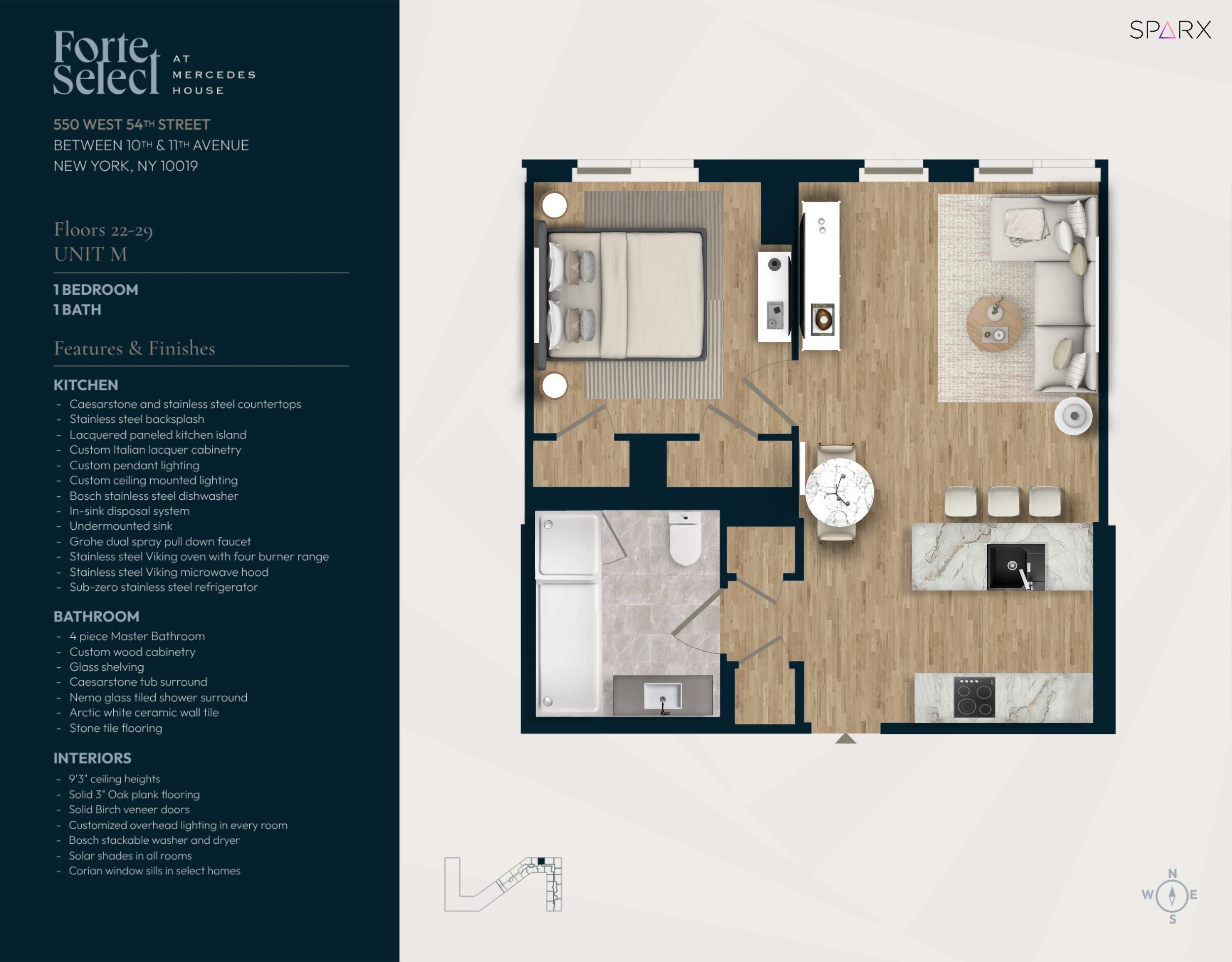 554 West 54th Street 25-m, #25M