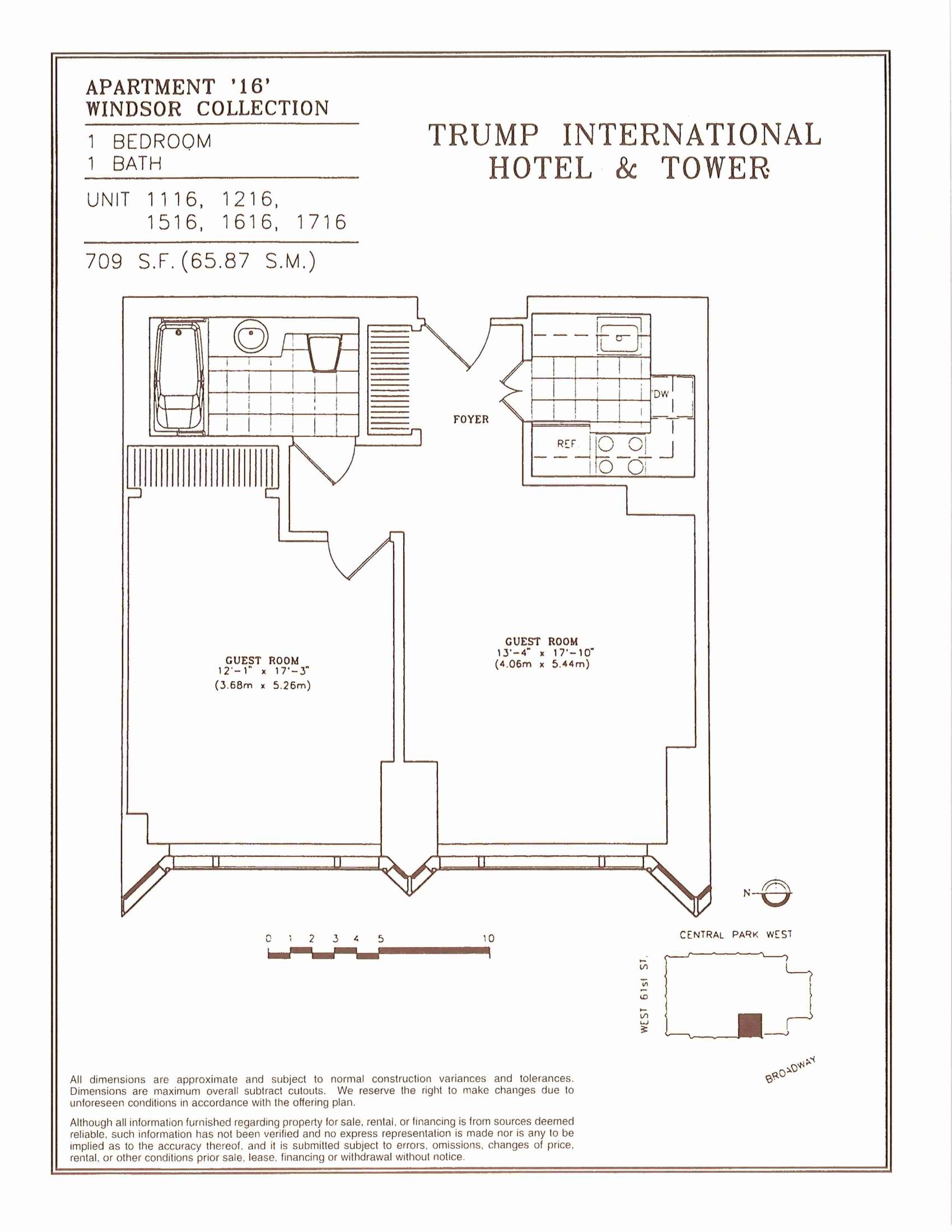 1 Central Park West 1516 Central Park West New York NY 10023