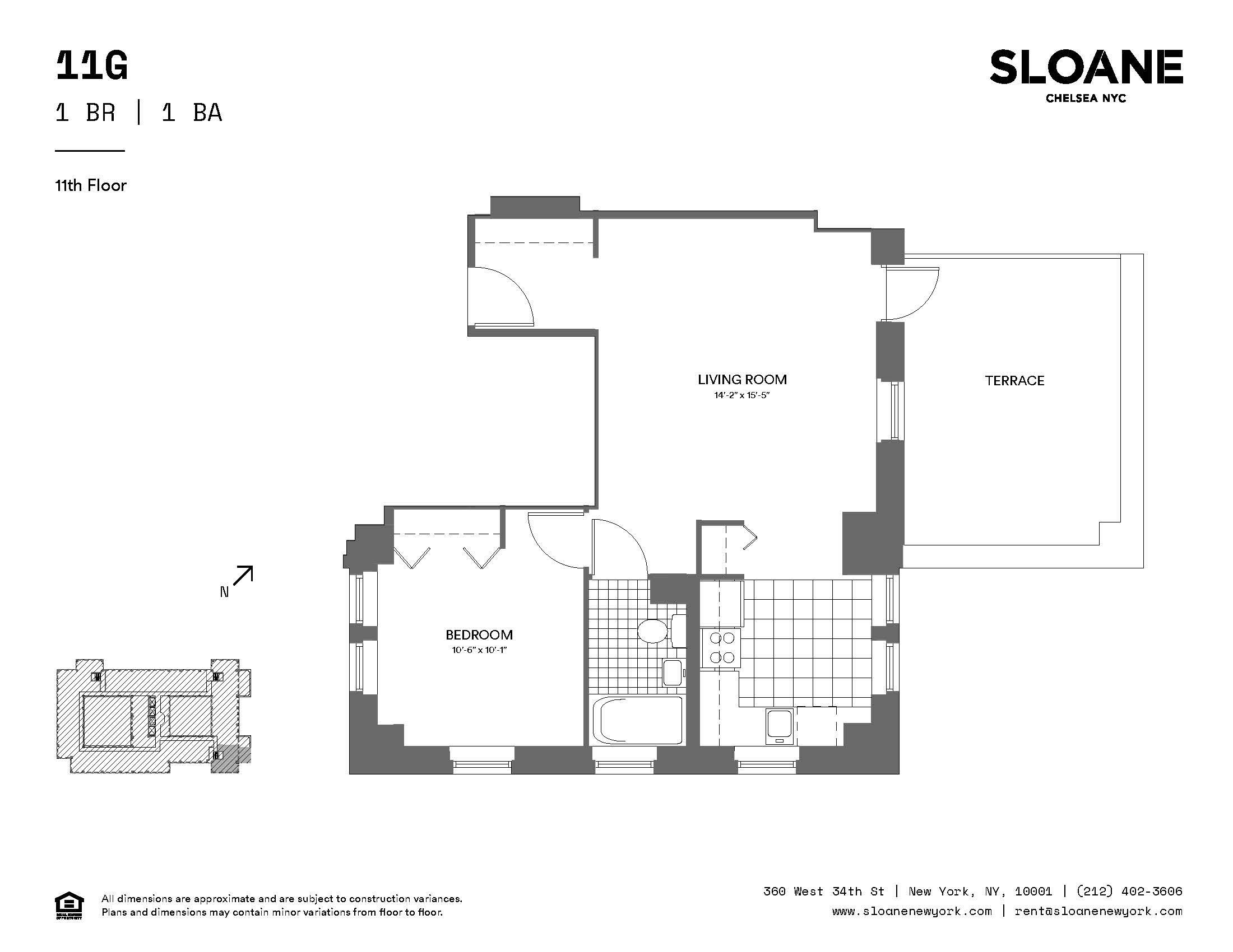 360 West 34th Street, #11G