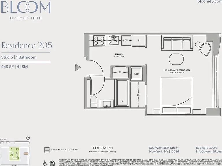 500 West 45th Street Clinton New York NY 10036