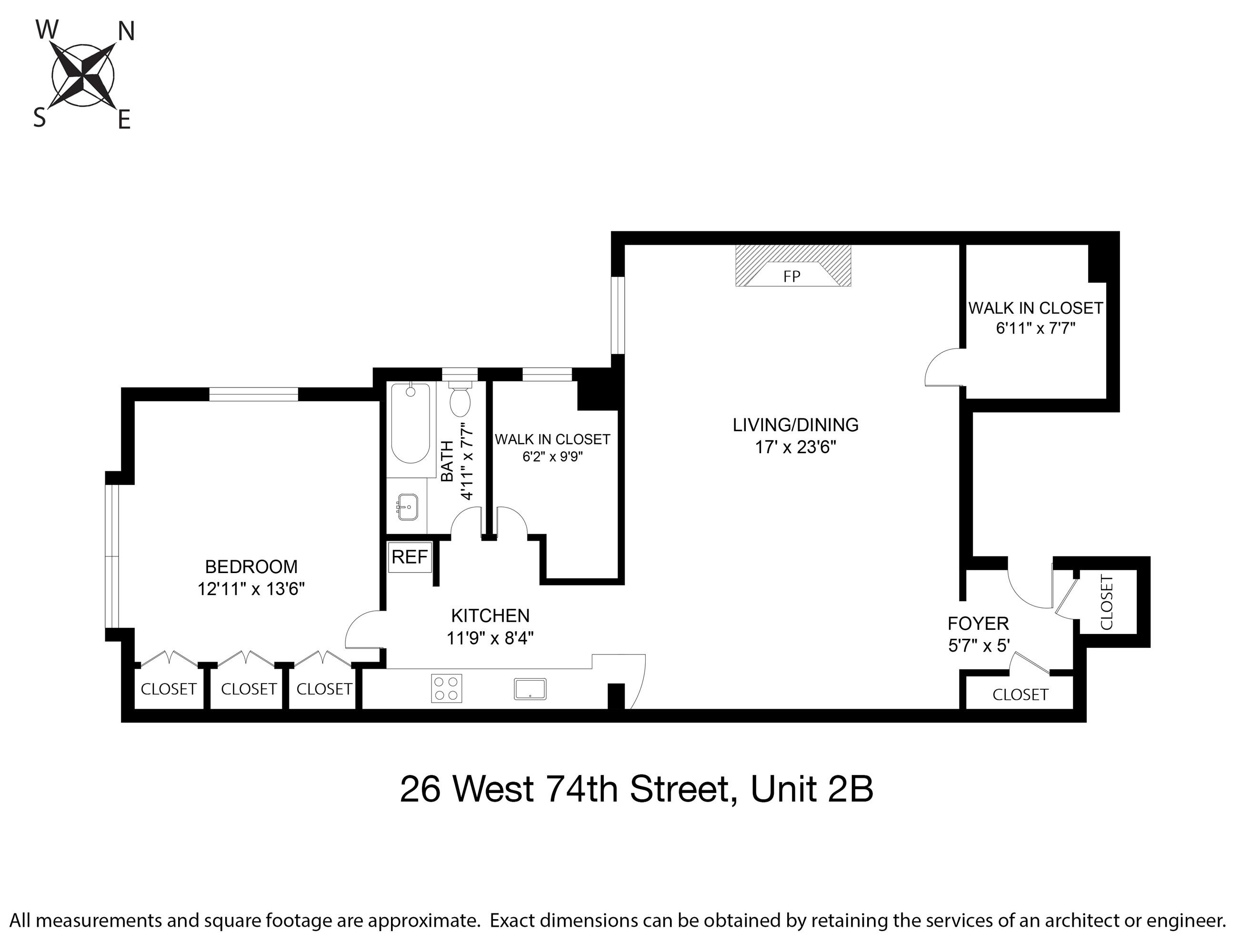 26 West 74th Street 2A/2B Upper West Side New York NY 10023
