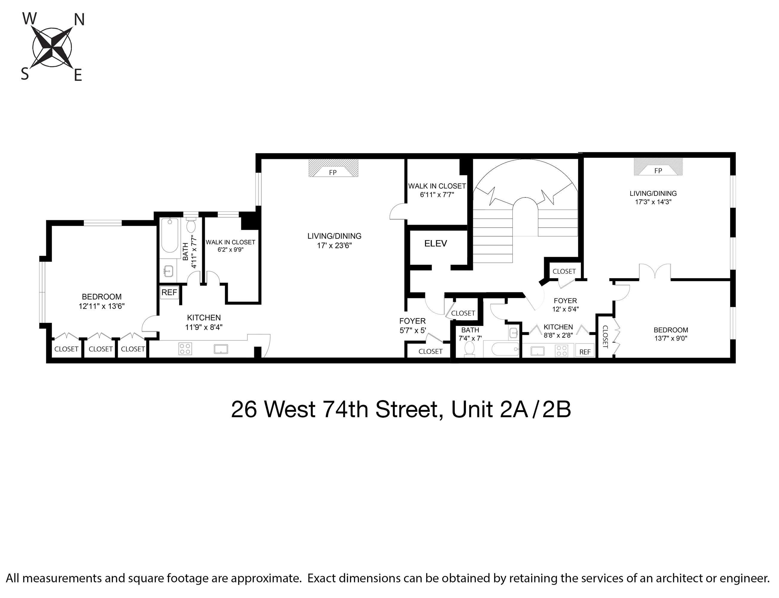 26 West 74th Street Upper West Side New York NY 10023
