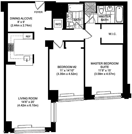 100 Riverside Boulevard, #14G