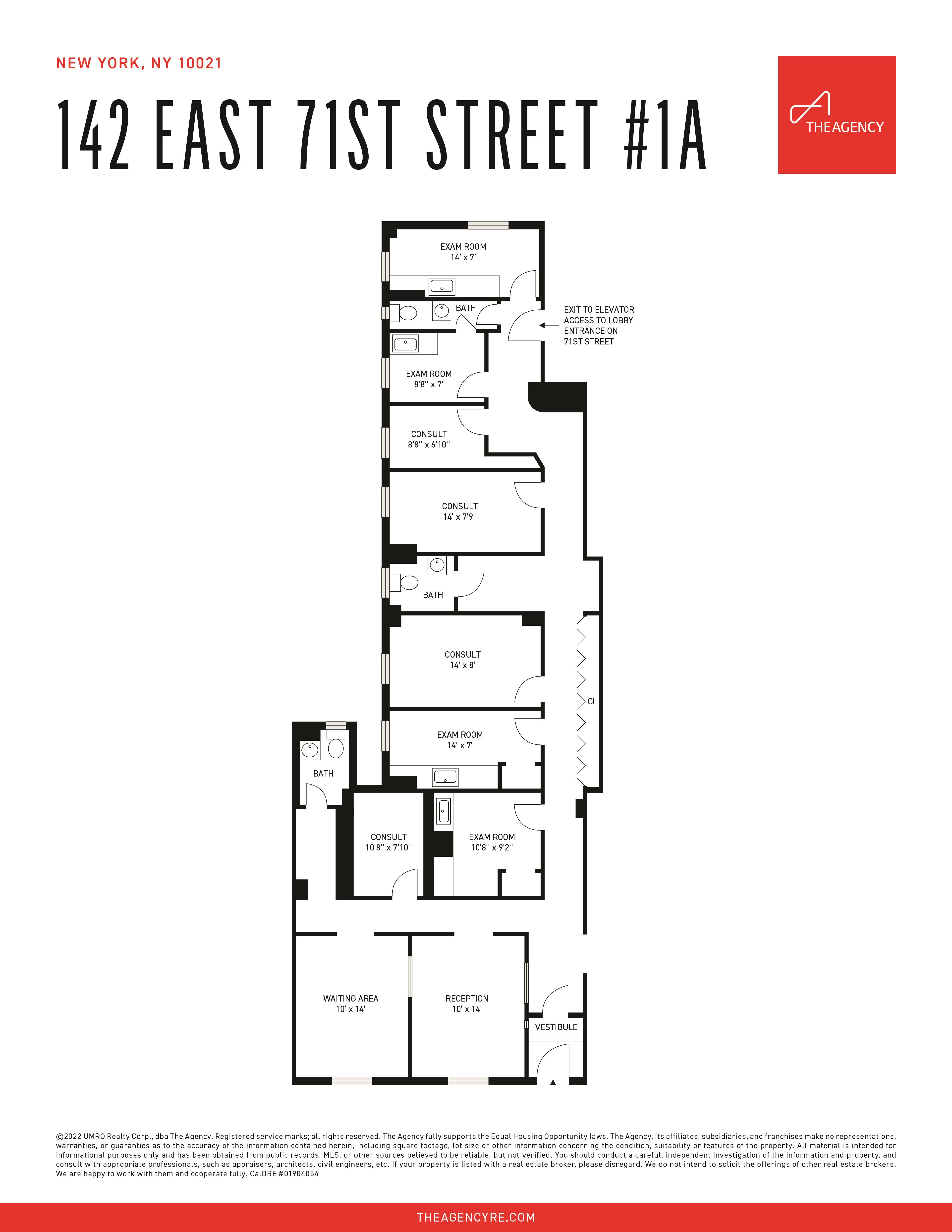 142 East 71st Street 1-A Upper East Side New York NY 10021