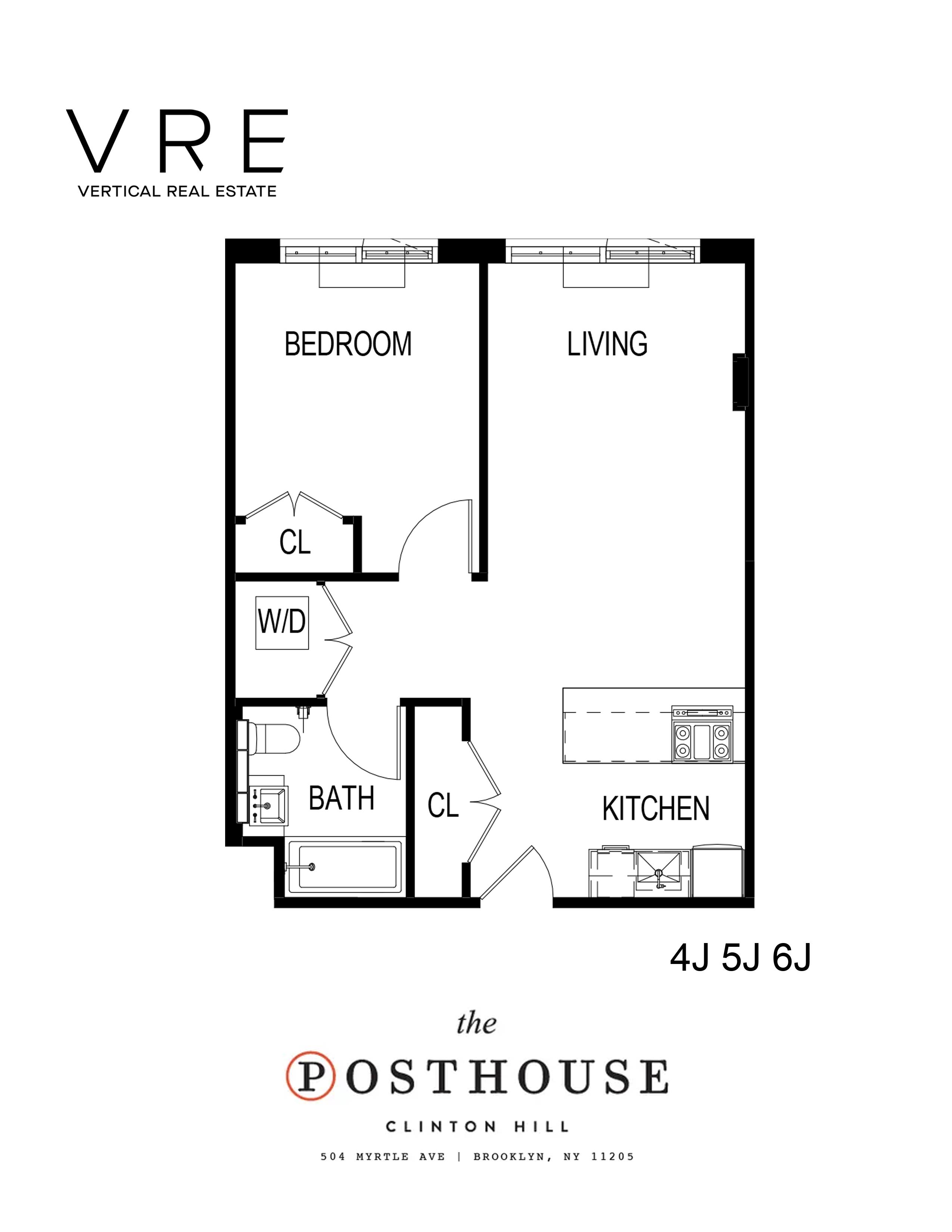 504 Myrtle Avenue 5-J Clinton Hill Brooklyn NY 11205
