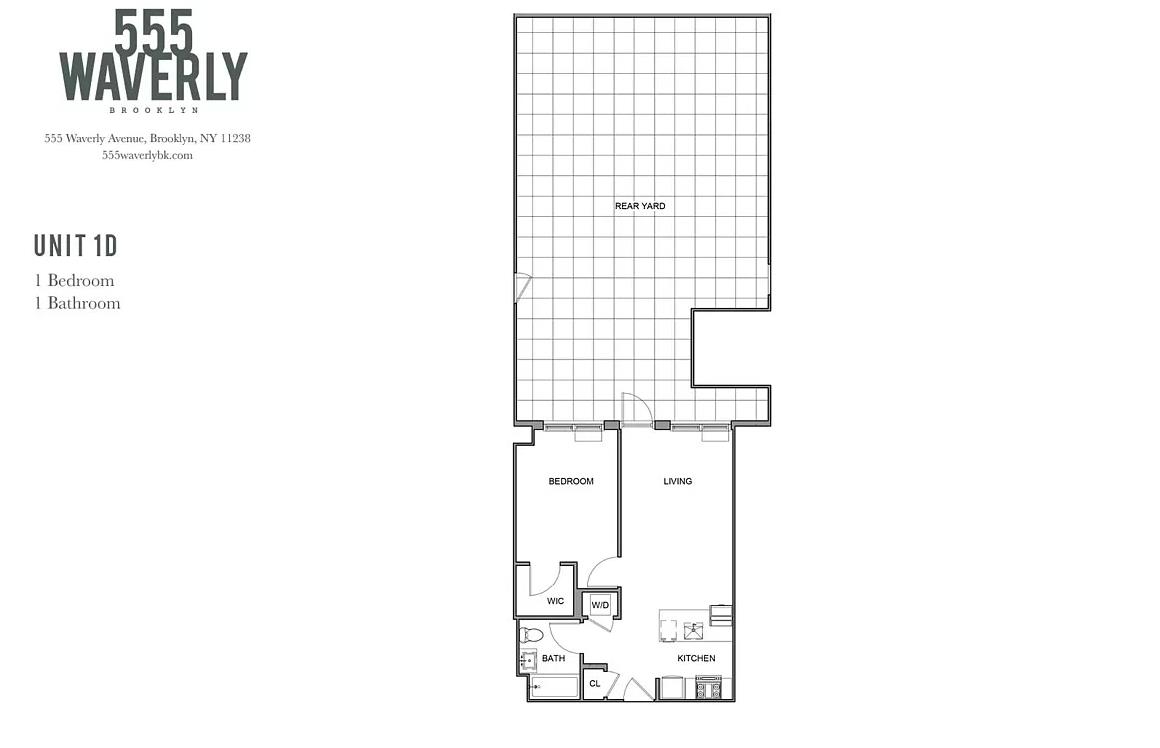 555 Waverly Avenue 1-D Clinton Hill Brooklyn NY 11238