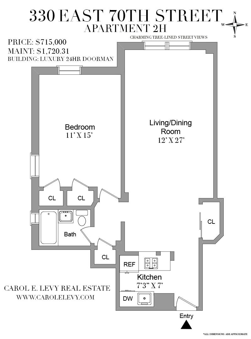 330 East 70th Street 2-H Upper East Side New York NY 10021