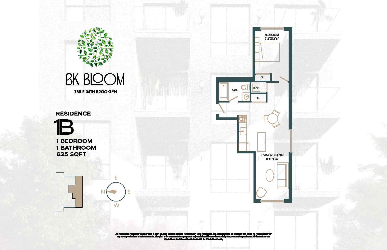 785 East 34th Street 1-B Farragut Brooklyn NY 11210