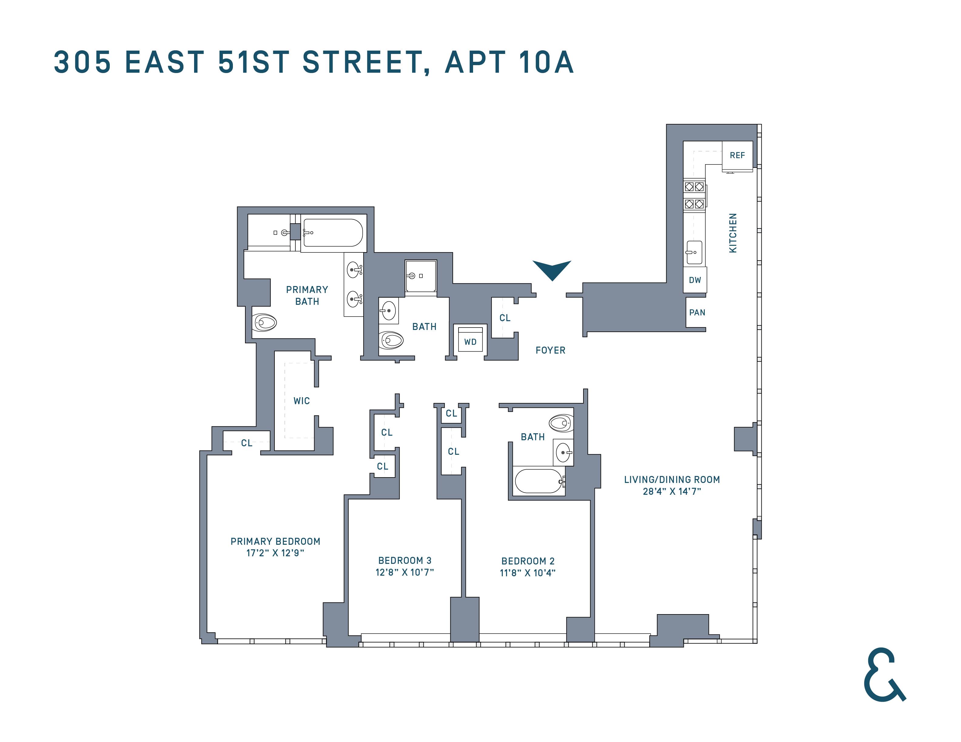 305 East 51st Street 10-A Turtle Bay New York, NY 10022