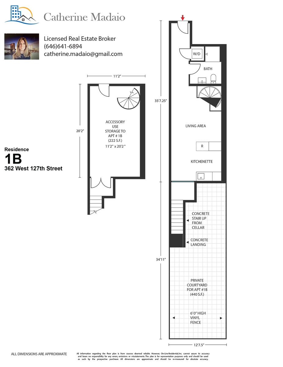 362 West 127th Street 1-B West Harlem New York NY 10027
