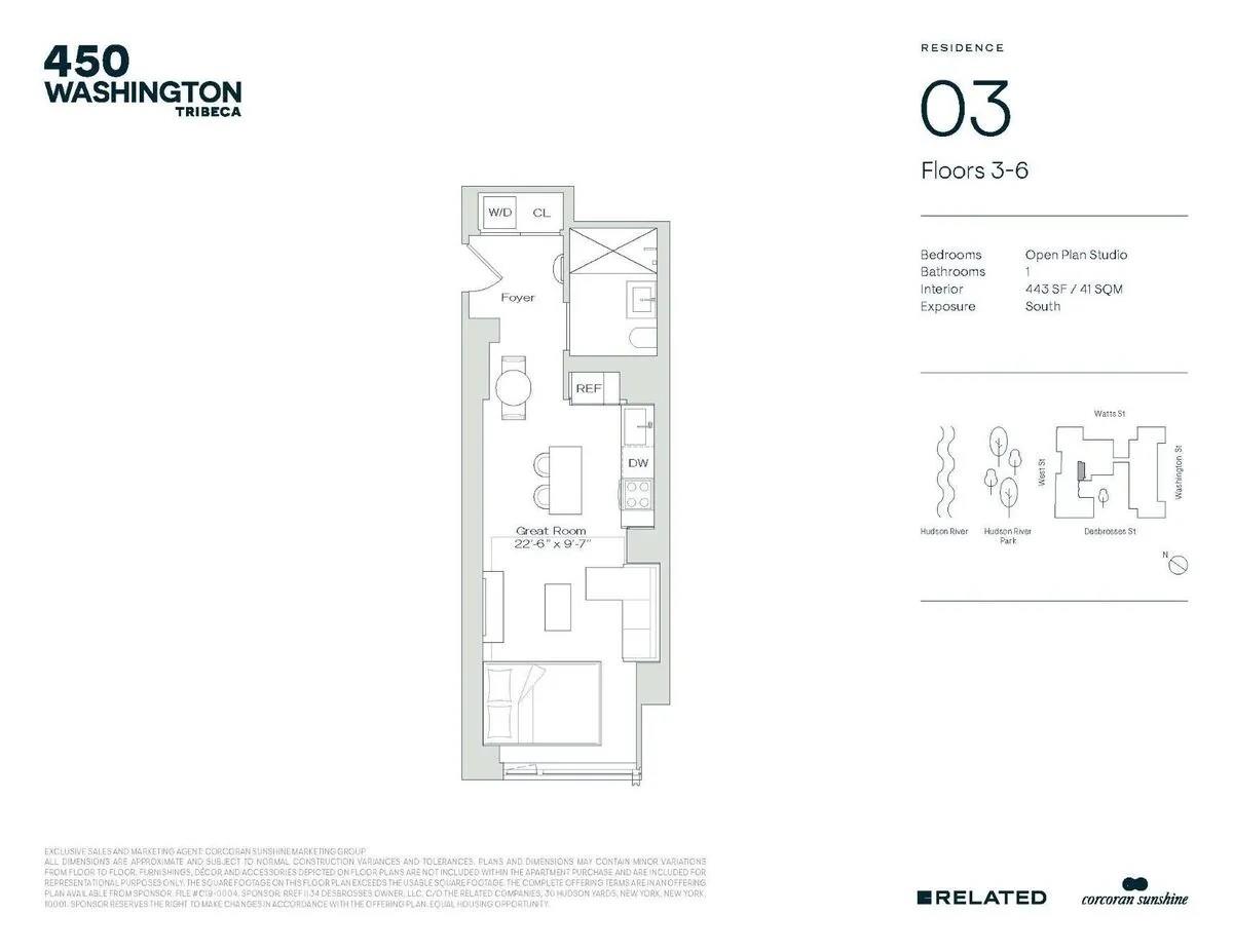 450 Washington Street Tribeca New York NY 10013
