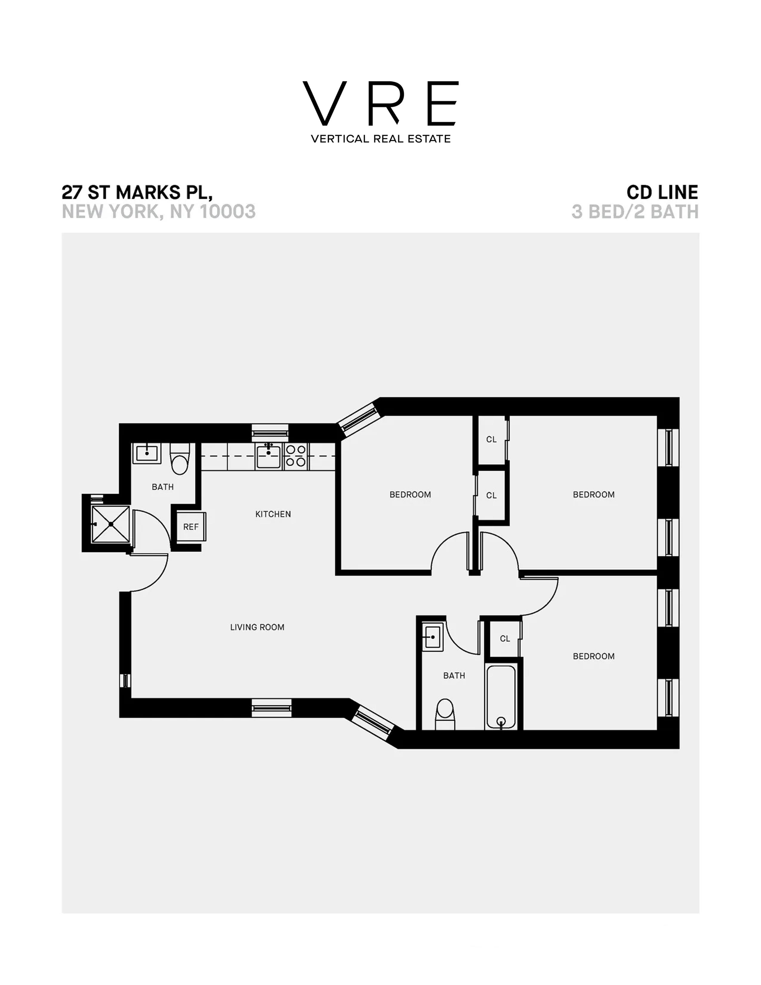 27 Saint Marks Place 2CD E. Greenwich Village New York NY 10003