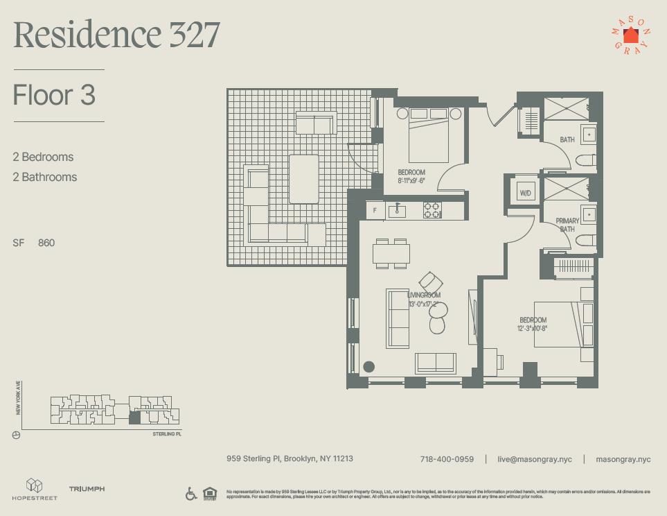 955 Sterling Place 327 Crown Heights Brooklyn NY 11216