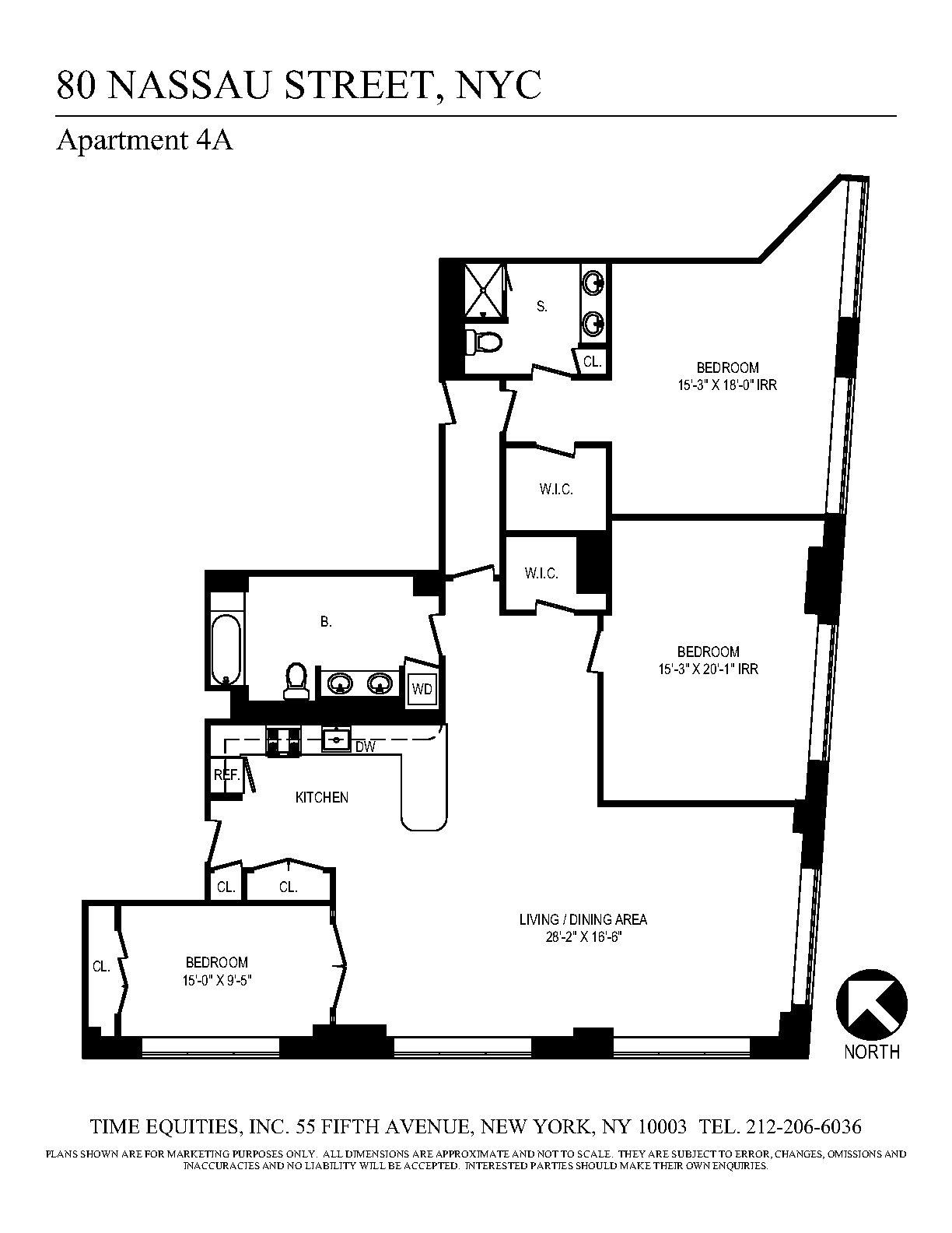 80 Nassau Street 4-A Financial District New York NY 10038