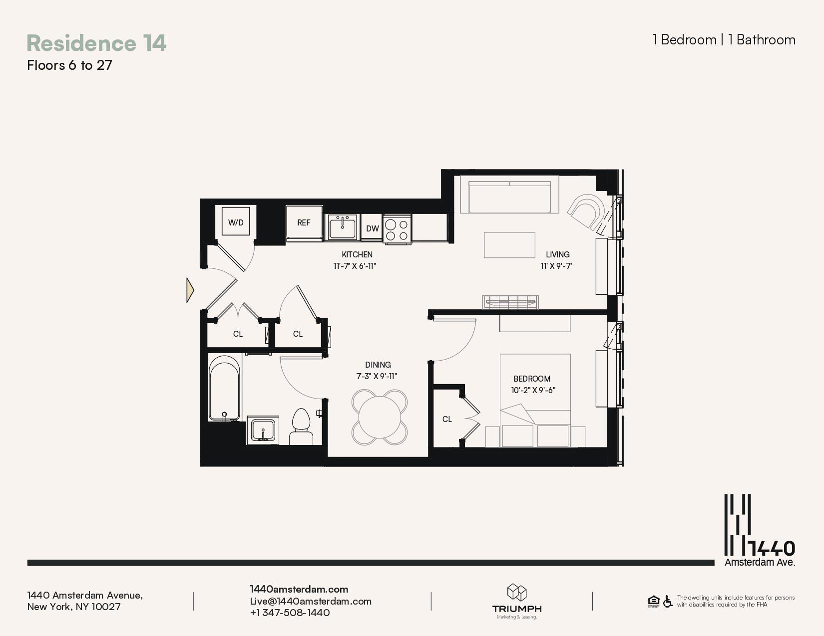 1440 Amsterdam Avenue 1714 West Harlem New York NY 10027