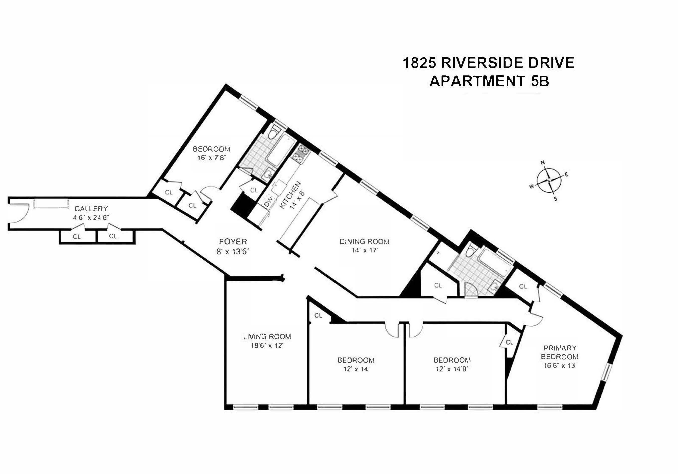 1825 Riverside Drive 5-B Washington Heights New York NY 10034