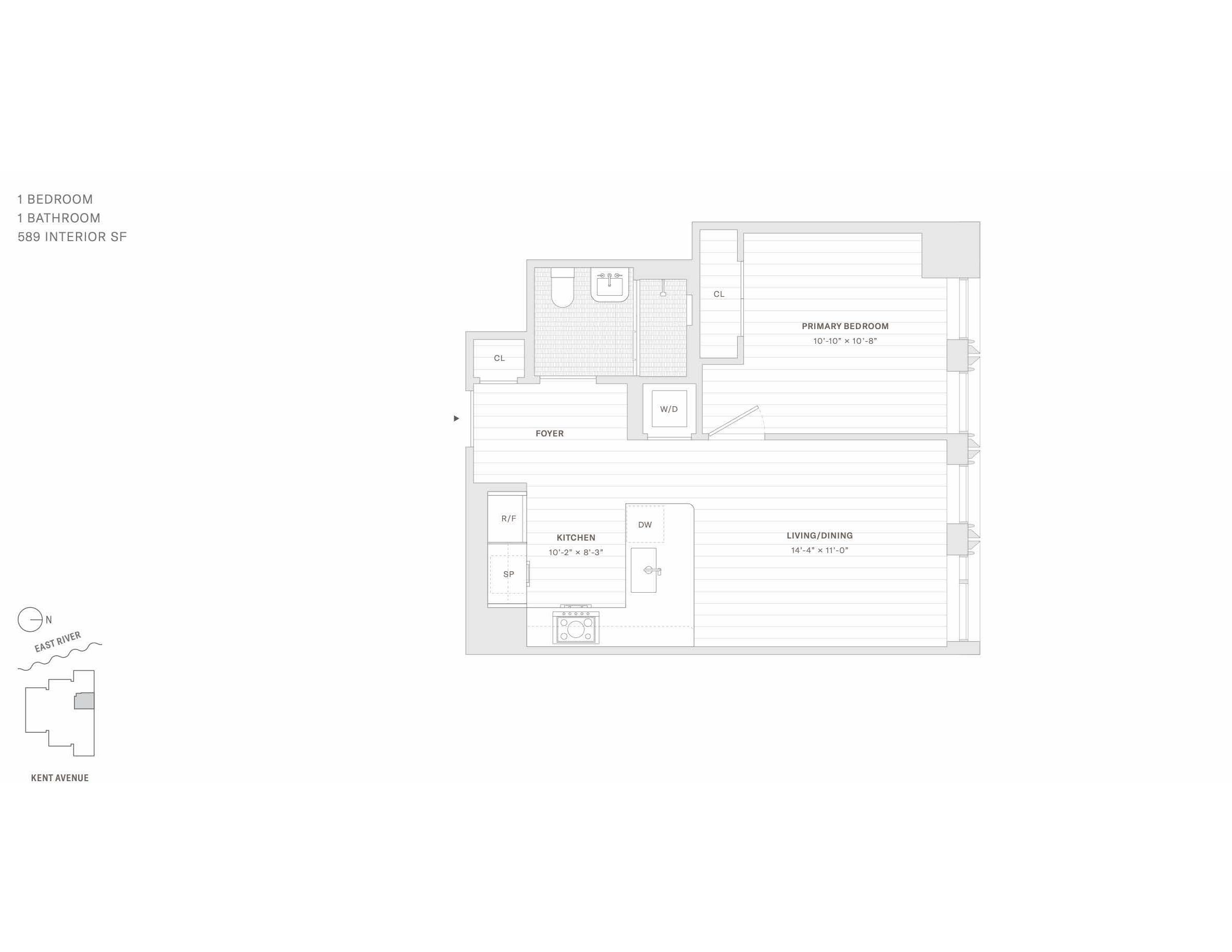 480 Kent Avenue 16-D Williamsburg Brooklyn NY 11249