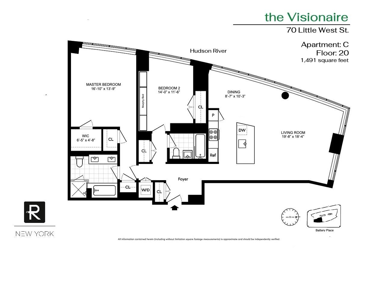 70 Little West Street Battery Park City New York NY 10004
